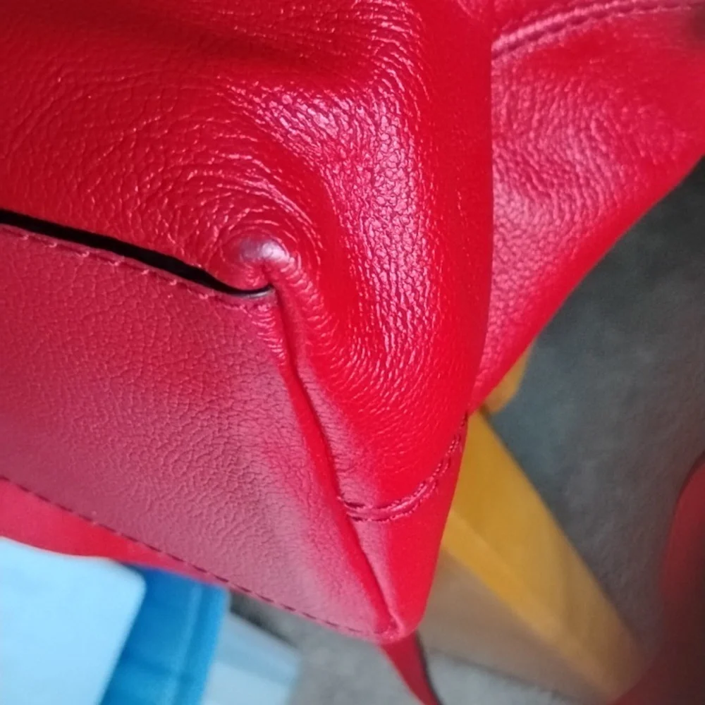 Kate Spade Red Leather Satchel - Picture 4 of 13